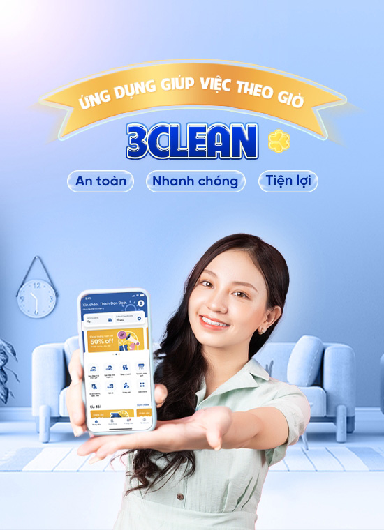 app dịch vụ 3clean